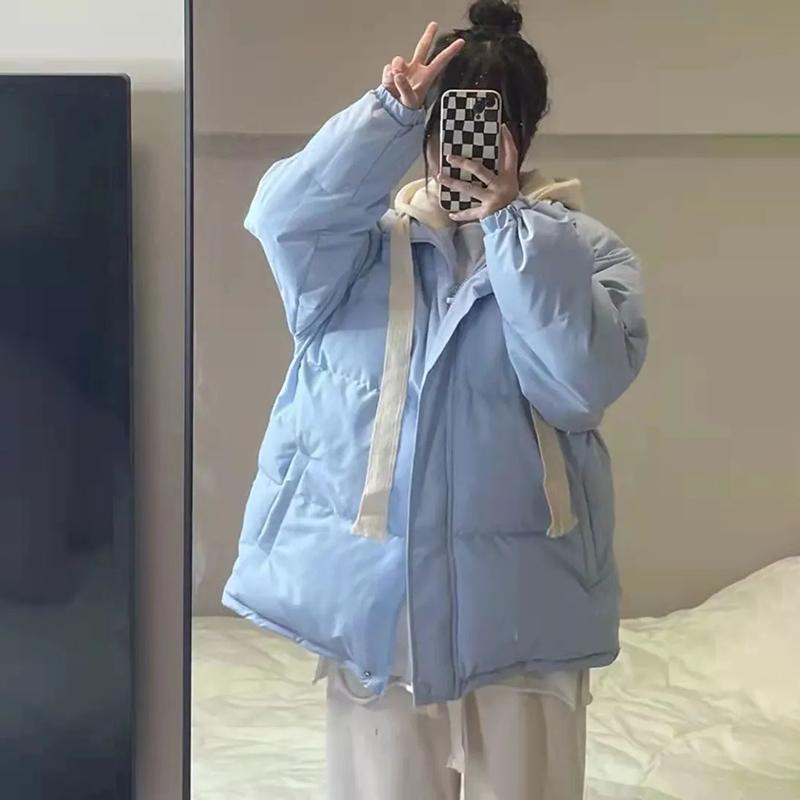 Abbigliamento in cotone da donna 2026 giacca spessa autunno e inverno studenti ampio e versatile vestiti imbottiti in cotone Mori