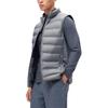 SAUCONY Solid Color Casual Zip Collar Vest Men Vests Light-Gray SC2249115A-MT06