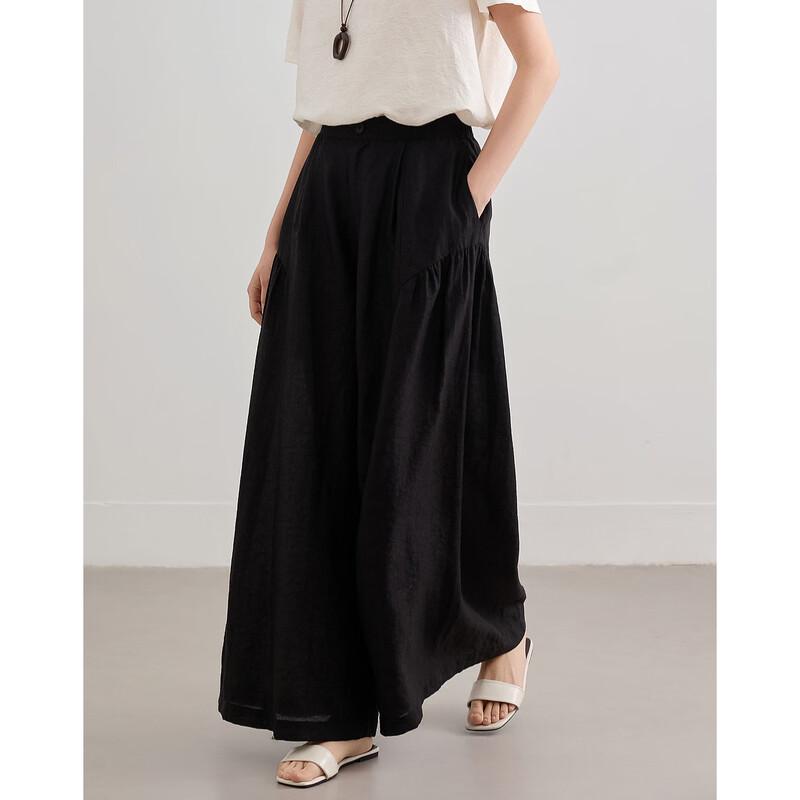 Demana Lyocell Jacquard Wide-Leg Cropped Pants XL