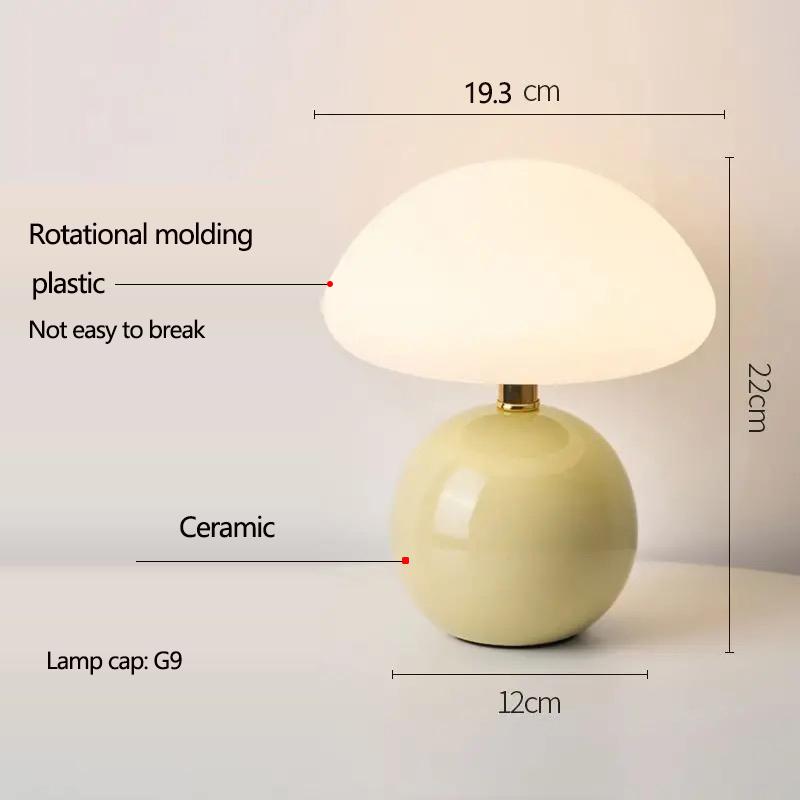 Modern Nordic Ceramic Bedroom And Living Room Bedside Table Lamp Simple Children s Princess Room Atmosphere Desktop Book Lamp EU