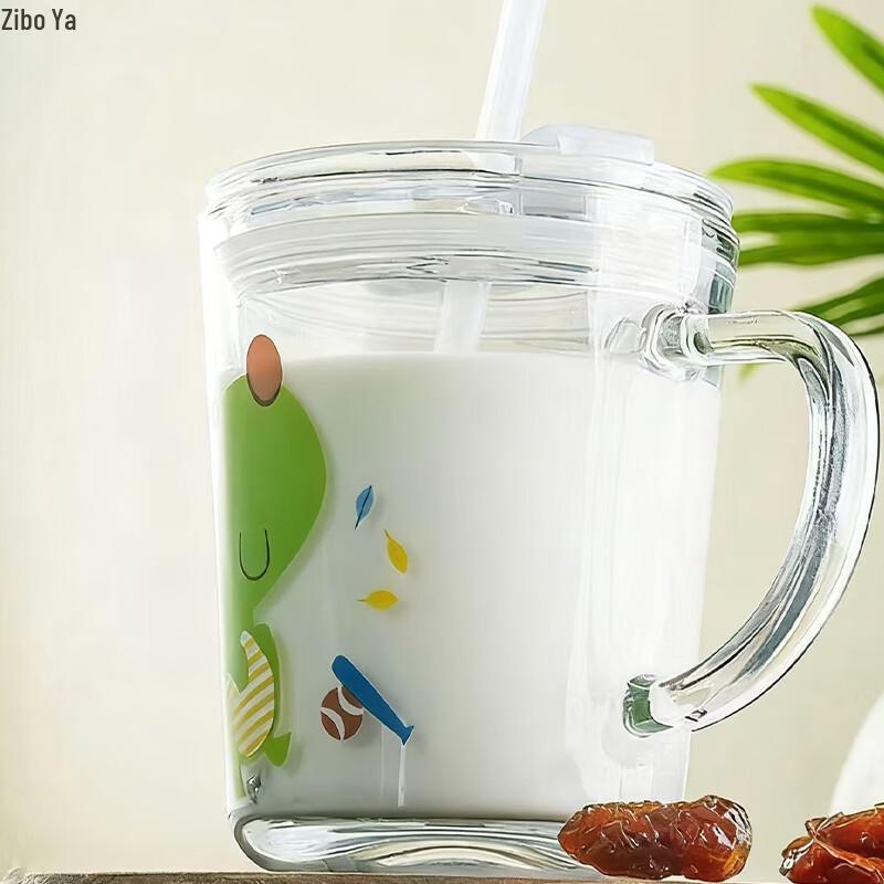 Zipo Ya 400ml Glas-Trinkbecher mit Henkel