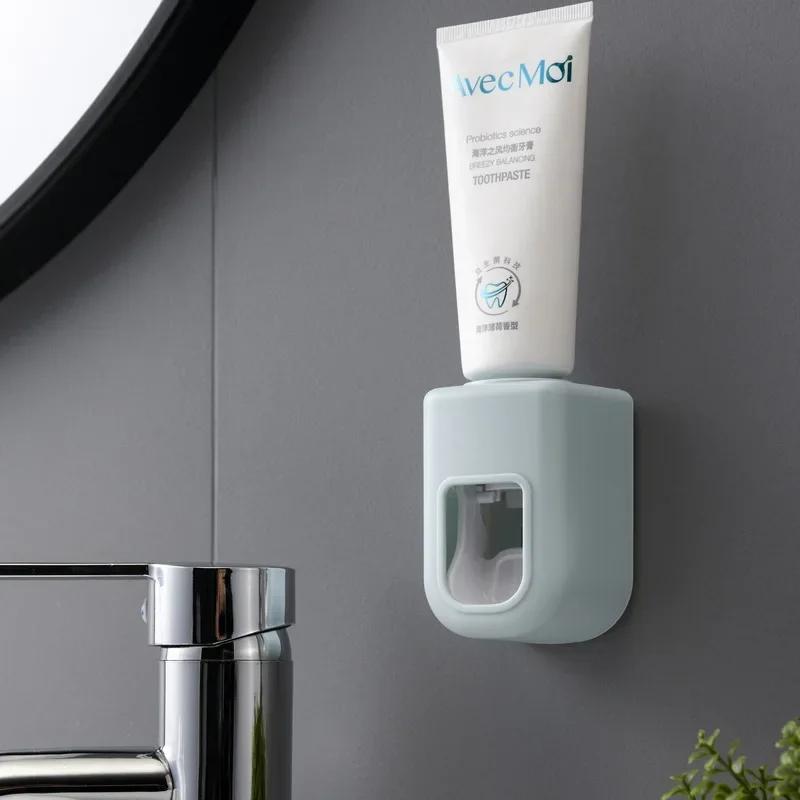 Toothpaste Toothbrush Lazy Creative Holder Wall Squeezer Waterproof Dispenser Automatic Bathroom Accessories Toothpaste Mount