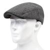 Herringbone Grid Style Beret Hat Fashion Outdoor Windproof and Cold Proof Hats Unisex Warm Cap Newsboy Caps