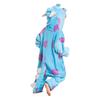 Piżama dla dzieci dziecięca kigurumi onesie strój sulivan niebieski 115-125