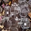 1Bag Bookmark Maker Pressed Flower Bookmark Herbarium Bookmarks Transparent Dried Flower Bookmarks Flower Page Bookmark