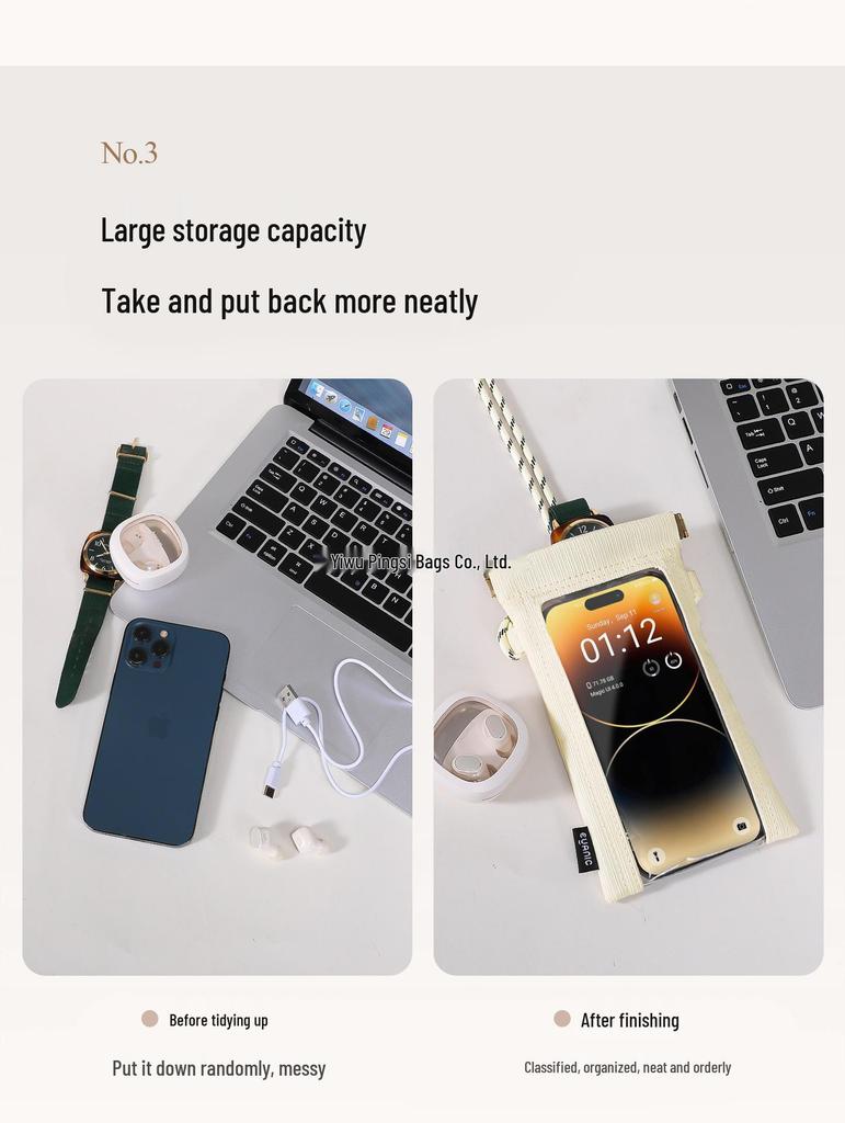 2025 Transparent Touchscreen Phone Crossbody Bag - Women's Mini Summer Handbag