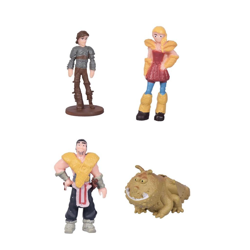 12 Pcs How To Train Your Dragon Action Figures Featuring Hiccup Astrid And Toothless Collection