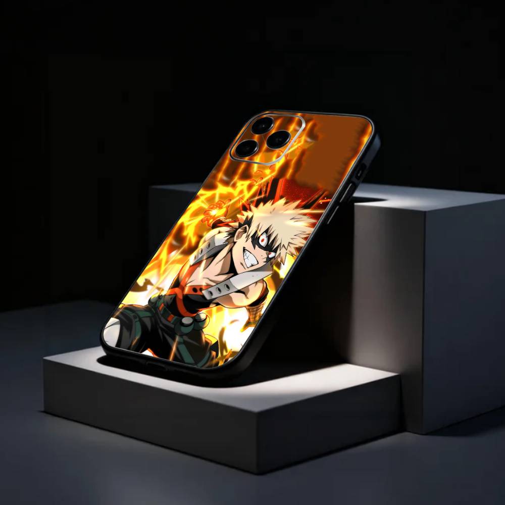 B-Bakugo My Hero Academia   Phone Case Silicone Soft For IPhone 17 16 15 14 13 12 11 X XR Plus Pro Max Plus