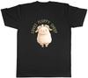Loves Fluffy Sheep Mens TShirt Tee Gift Top