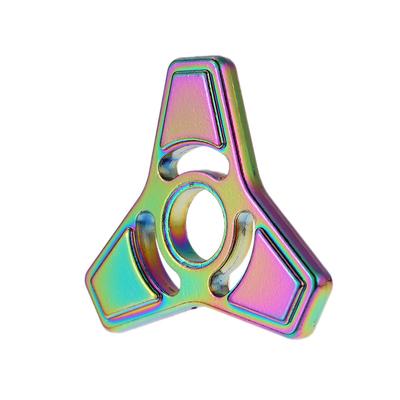 New Hot Mini Premium Metal Alloy Fidget Hand Finger Spinner Spin Triangle Widget Focus Toy EDC