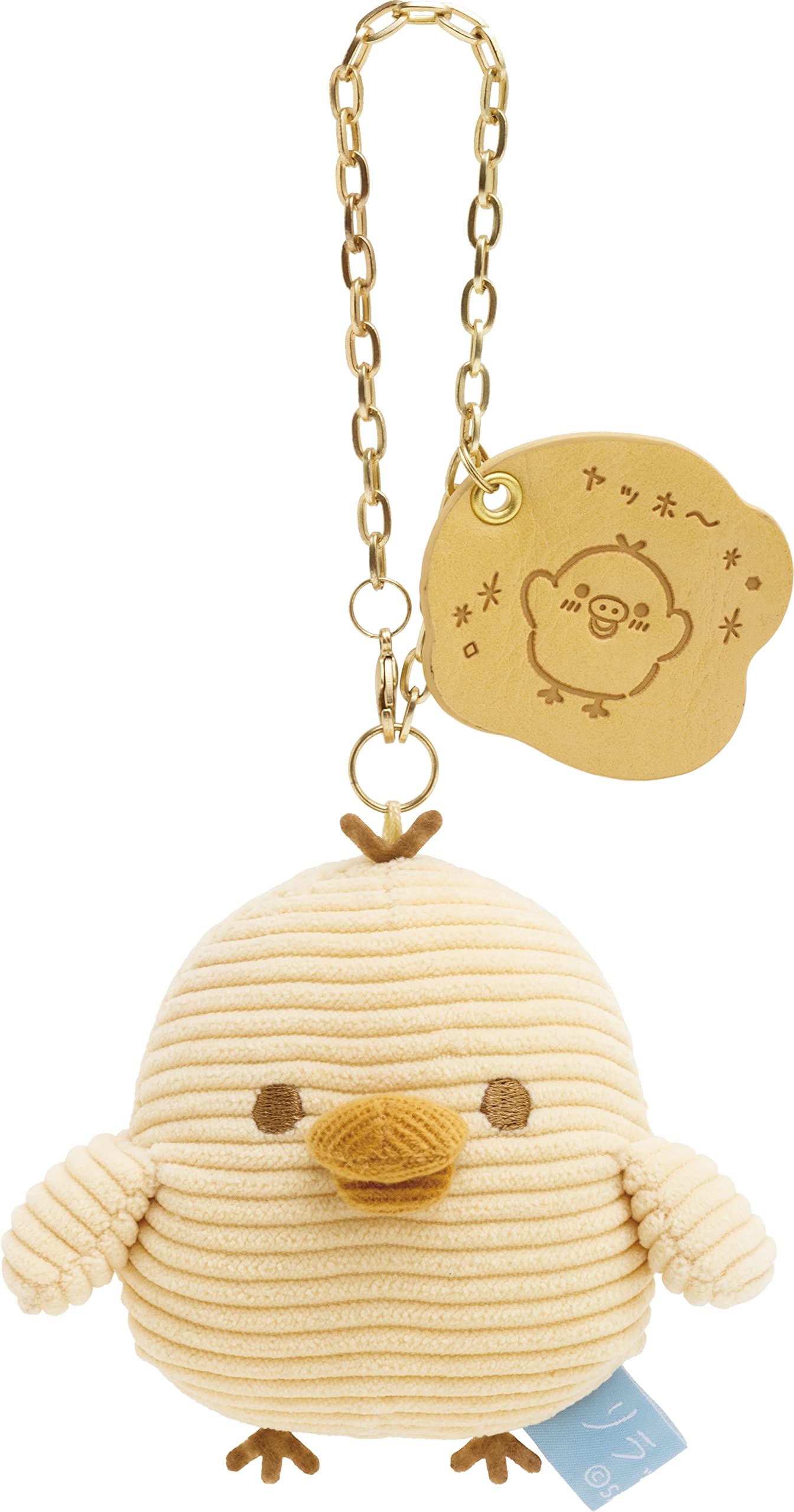 

San-X Rilakkuma [Rilakkuma that is close to you] Message Hanging Plush Toy Kiiroitori MF71401