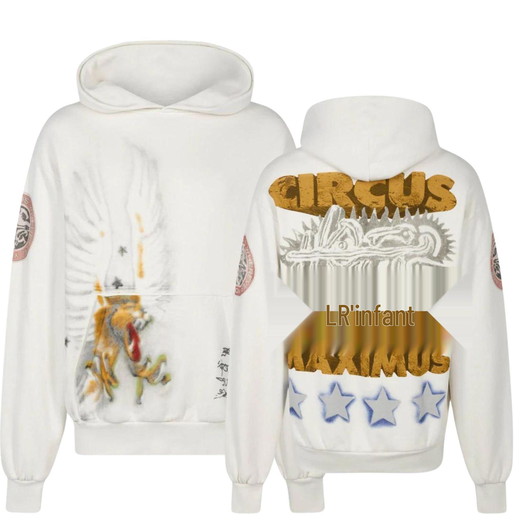 

2025 Autumn New Men s Hoodie with Pentagram English Print - Trendy & Versatile Fashion S