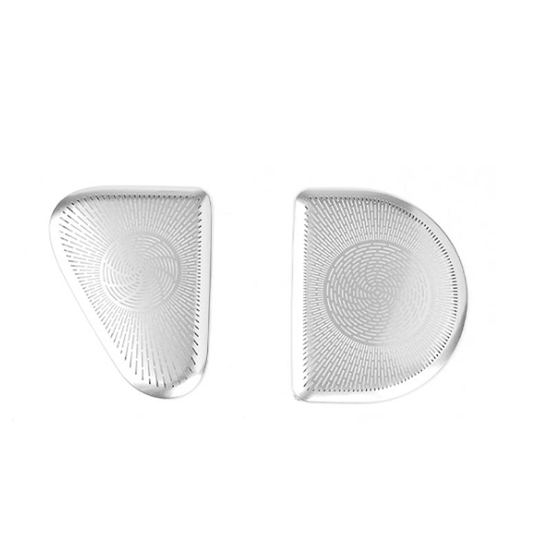 

Stainless Steel Third Row Rear Trunk Tailgate Audio Speaker Cover Trim For Hyundai IONIQ 9 Accessories серебряный