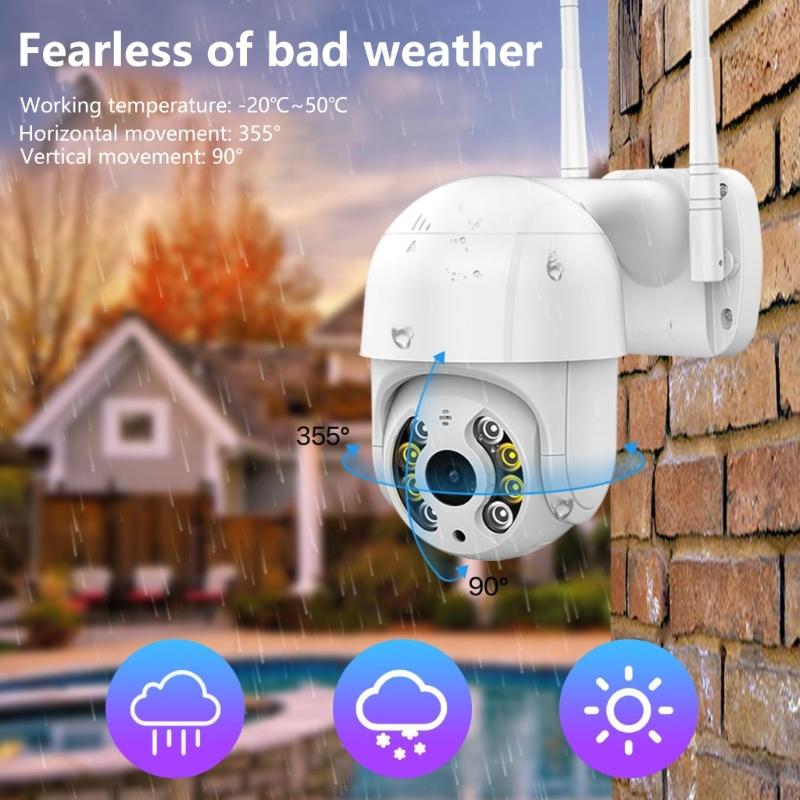 Wifi Camera Indoor Camera for Security 1080P Pet Camera for Baby Monitors Motion Detectio Tracking  Waterproof Camera