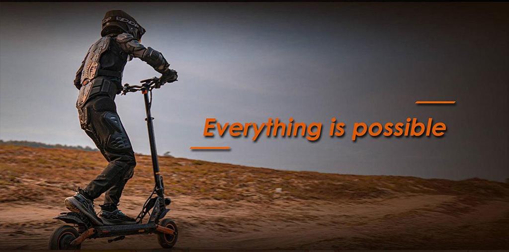 Elektromos roller összecsukható Kukirin G2 Pro 600W motor végsebesség 45Km/h kivehető üléssel 48V 15.6AH hatótáv 58Km terhelhetőség 120Kg