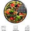 LMETJMA Pizza Pan With Holes Carbon Steel Perforated Non-Stick Pizza Tray for Oven Pizza Crisper Pan Dishwasher Safe JT139