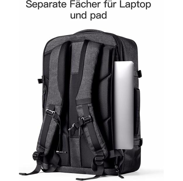 Рюкзак Inateck erweiterbarer Tragerucksack 46 schwarz (BP03006-black)