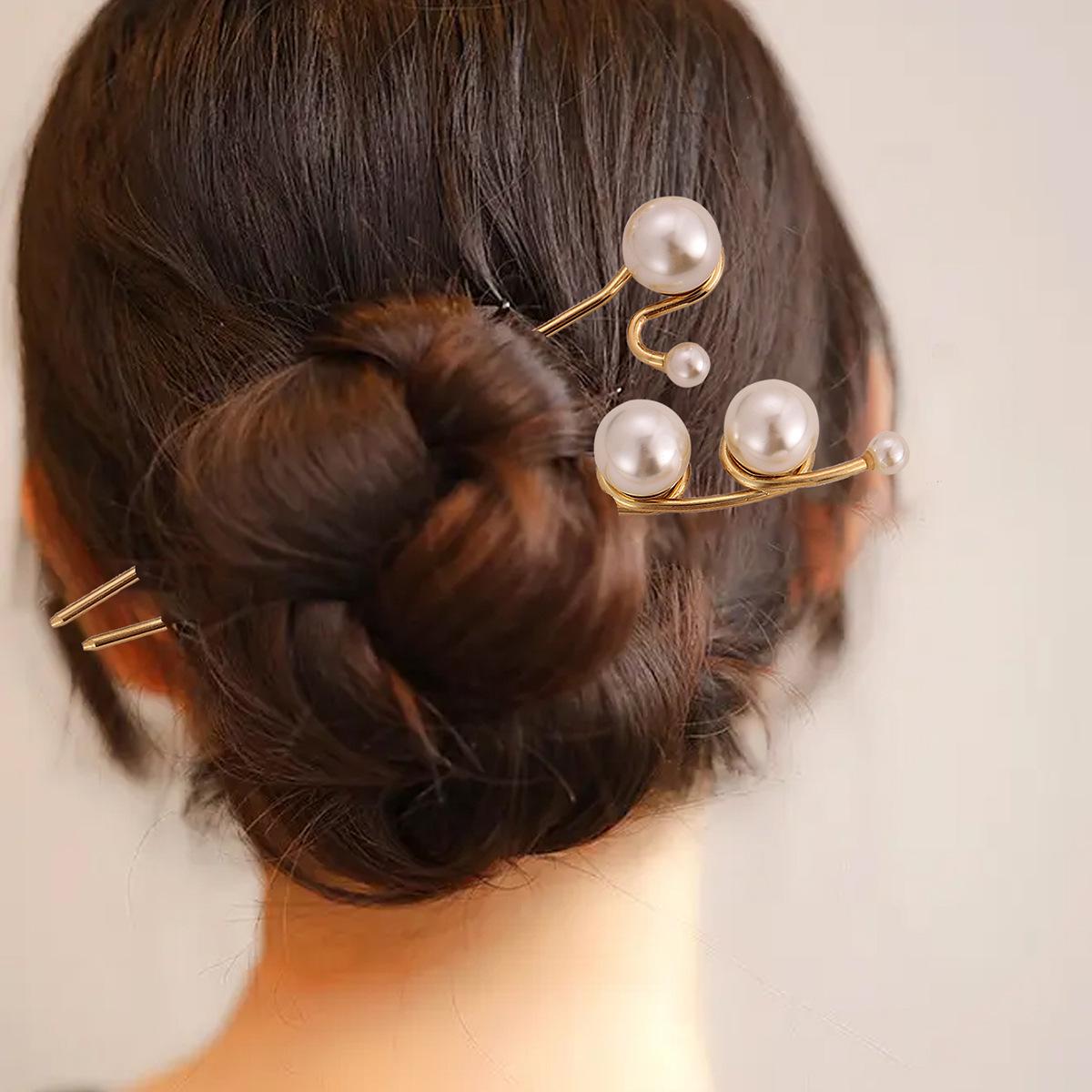 

2022 Modern Pearl Hairpin for Women - Elegant Updo Accessory