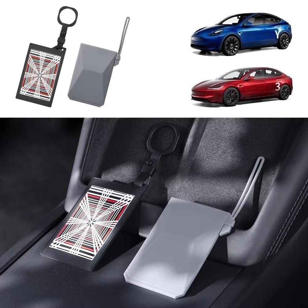 Car Smart Remote Key Card Cover Case Key Bag Shell Holder For Tesla All Model 3 Y Juniper Keychain Styling Accessories
