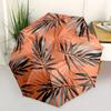 1pc Tropical LeavesAutomatic Folding Umbrella, Portable & Foldable Design with 8 Ribs, Casual Outdoor Accessory yy250804223