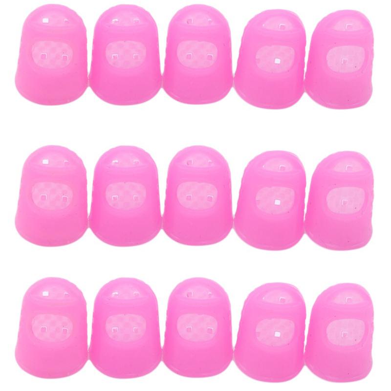 Sewing Thimble Breathable Protective Silicone Finger Thimble Finger Cover Caps Quilting Sewing Needlework Craft NEW