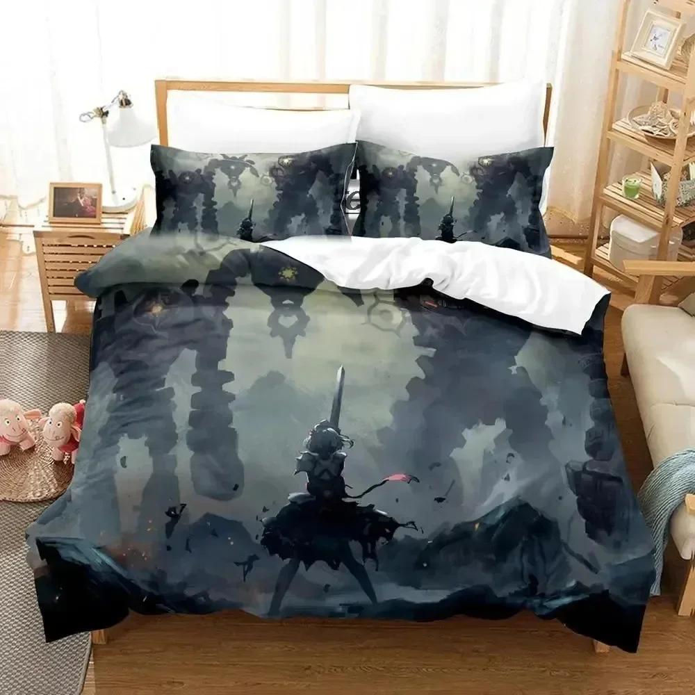 Luxury New 3D Print Anime Genshin Impact Arlecchino Bedding Set Duvet Cover Bed Set Quilt Cover Pillowcase Queen Size Boys Adult