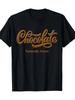 Women's Chocolate Natural Sweet Pattern T-Shirt- Loose-fitting, Round-neck, Short-sleeved Casual T-s