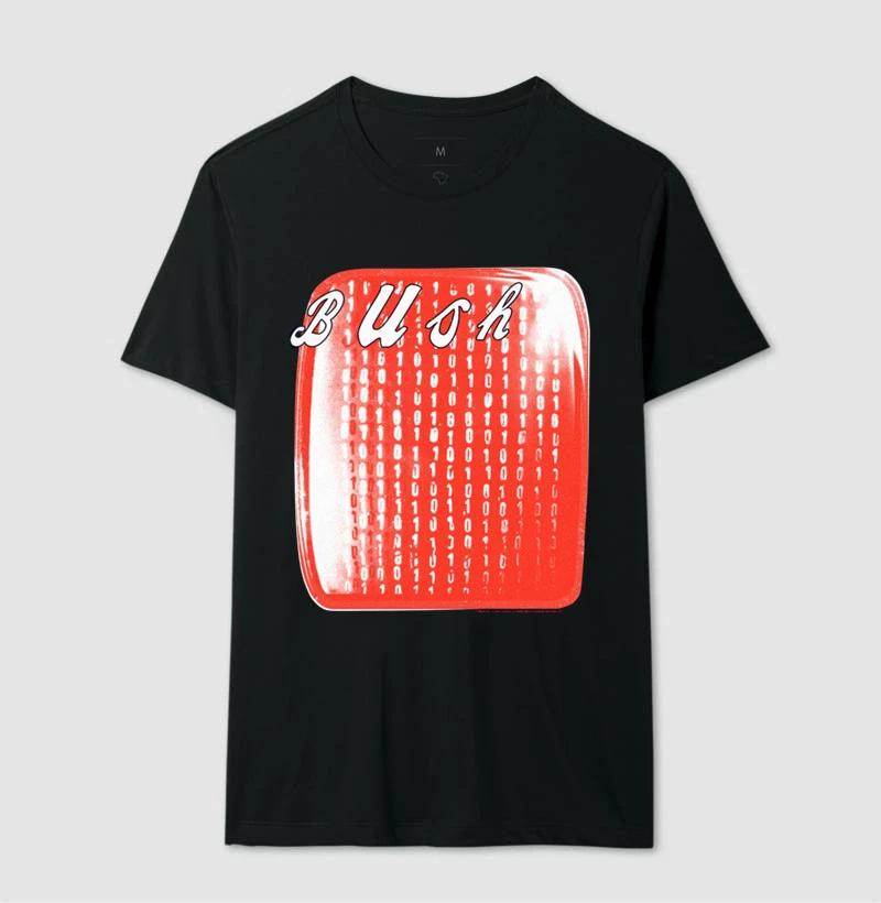 Bush Rock Band Sixteen Stone Album 100% Cotton T-shirt Mens Tees Top New L