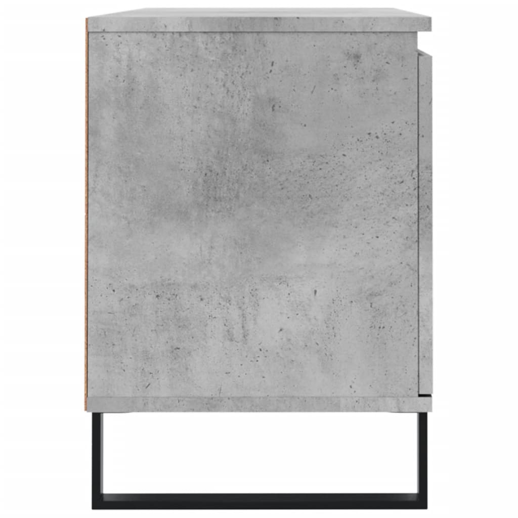 TV Stand Concrete Grey 104 x 35 x 50 cm Particleboard