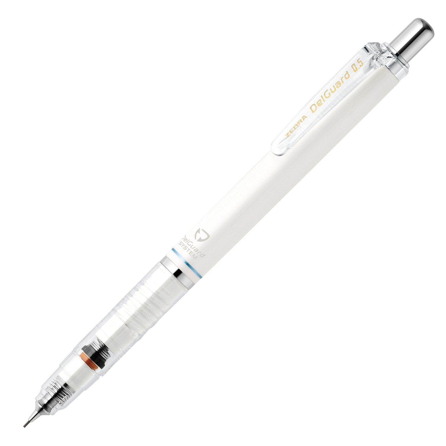 

Карандаш механический Zebra Delguard 0.5 Белый P-MA85-W