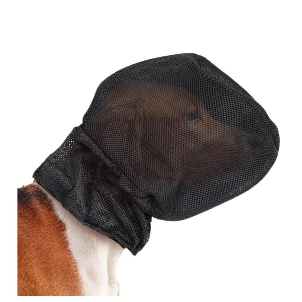 Dog Field Net Field Net Guard Face Cover for Dogs Lightweight Adjustable Head Protector Breathable Pet Muzzle for Large Dogs S