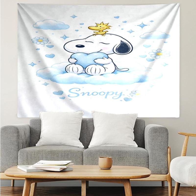 Cute Dog Dreams Under Stars Tapestry Hanging for Bedroom,Livingroom, Playroom,Decor Art Room Wall Tapestry Holiday and Birthday Gifts