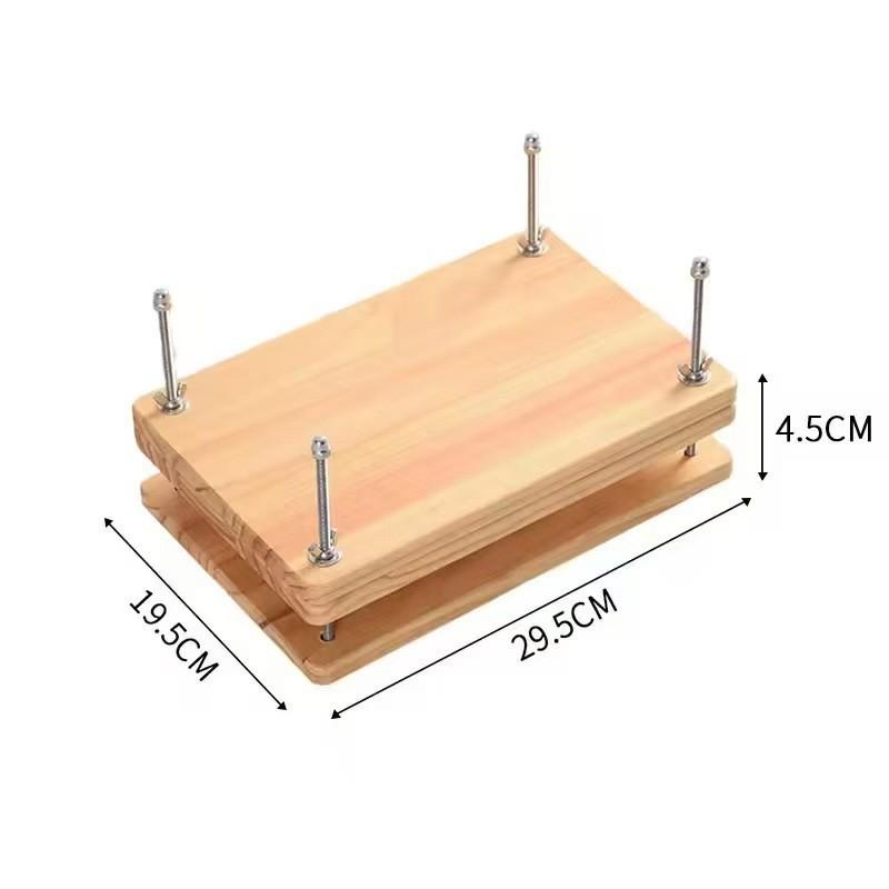 In-Stock Antique Wooden Book Clip & Binding Tool for Home DIY and Tofu Cheese Making