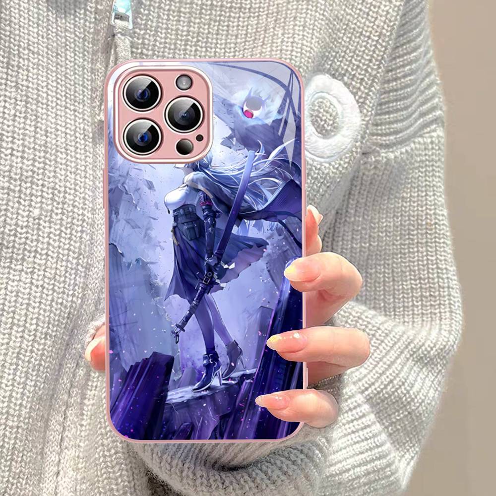 

Classic Girl H-Hoshimi Miyabi Tempered Glass For Iphone 14 13 12 11 Pro Mini XS MAX 14Plus X XS XR Cover iphone 13