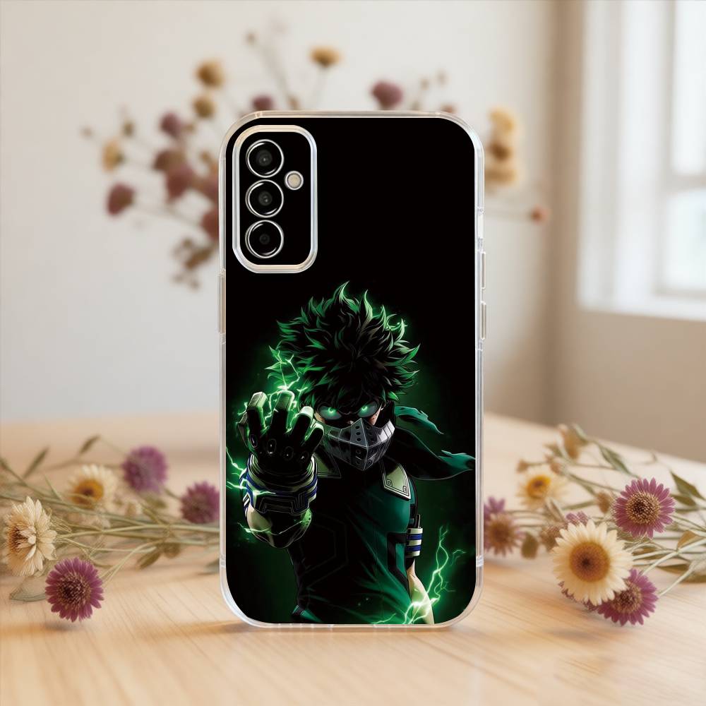 

My Hero Academia Izuku Midoriya Phone Case Transparent Silicone Soft For SamsungA10,12,20,21S,30,31,40,50,51,52,70,71 Samsung a31