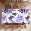 Watercolor Butterfly Pattern Table Cloth Party Decor Dining Room Home Kitchen Patios Waterproof Stain-Proof Table Cloth