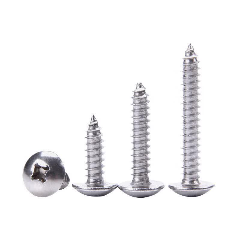 304 Stainless Steel Cross Flat Head Self-Tapping Screw