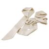1PC Women Elegant Solid Printed Foulard Neckerchief Long Skinny Scarf Neck Hair Band Female Fashion Handle Ties Ribbon