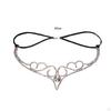 Elegant Rhinestone Forehead Chain for Women - Boho Hair Accessory Prom and Festivals