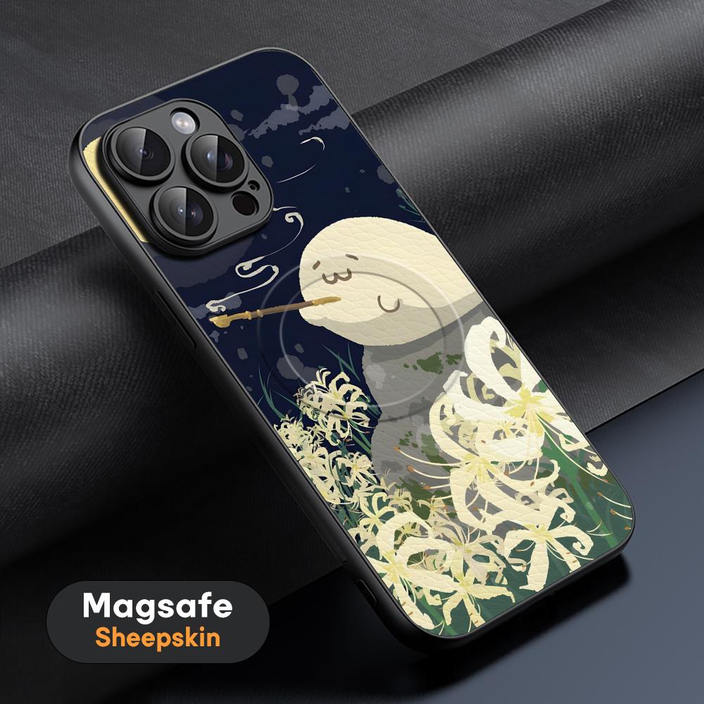 Popular Seal Design Fashion Phone Case For iPhone 17 16 15 14 13 12 11 Plus Pro Max High-end Luxury Magsafe Sheepskin