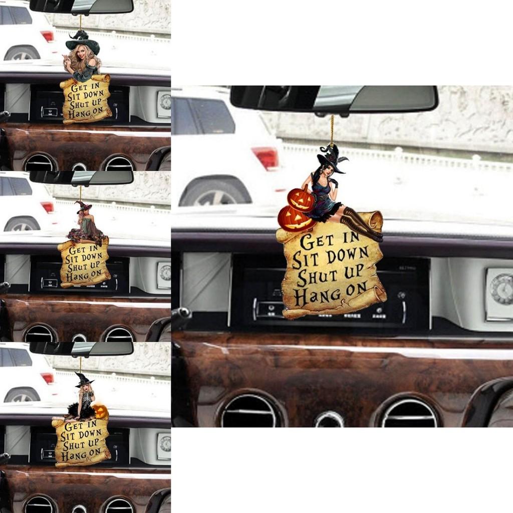 Bunter Acryl Hexenanhänger Auto Hängedekoration für Schlüssel oder Rucksackzubehör