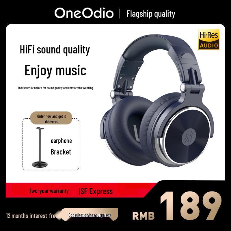 OneOdio Pro10 DJ Headphones: Hi-Fi Sound, Head-Mounted, Perfect for Music Monitoring, Electric Piano, and Sound Card Use.