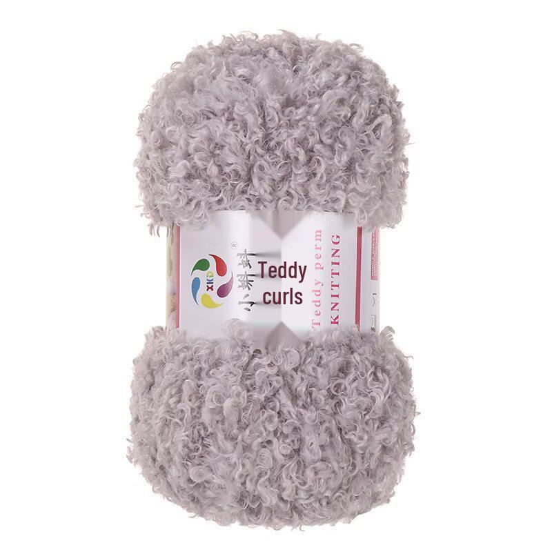 Włóczka Teddy Wool Pętelkowa: Ręcznie robiona włóczka DIY do szydełkowania i robienia na drutach na szaliki i lalki
