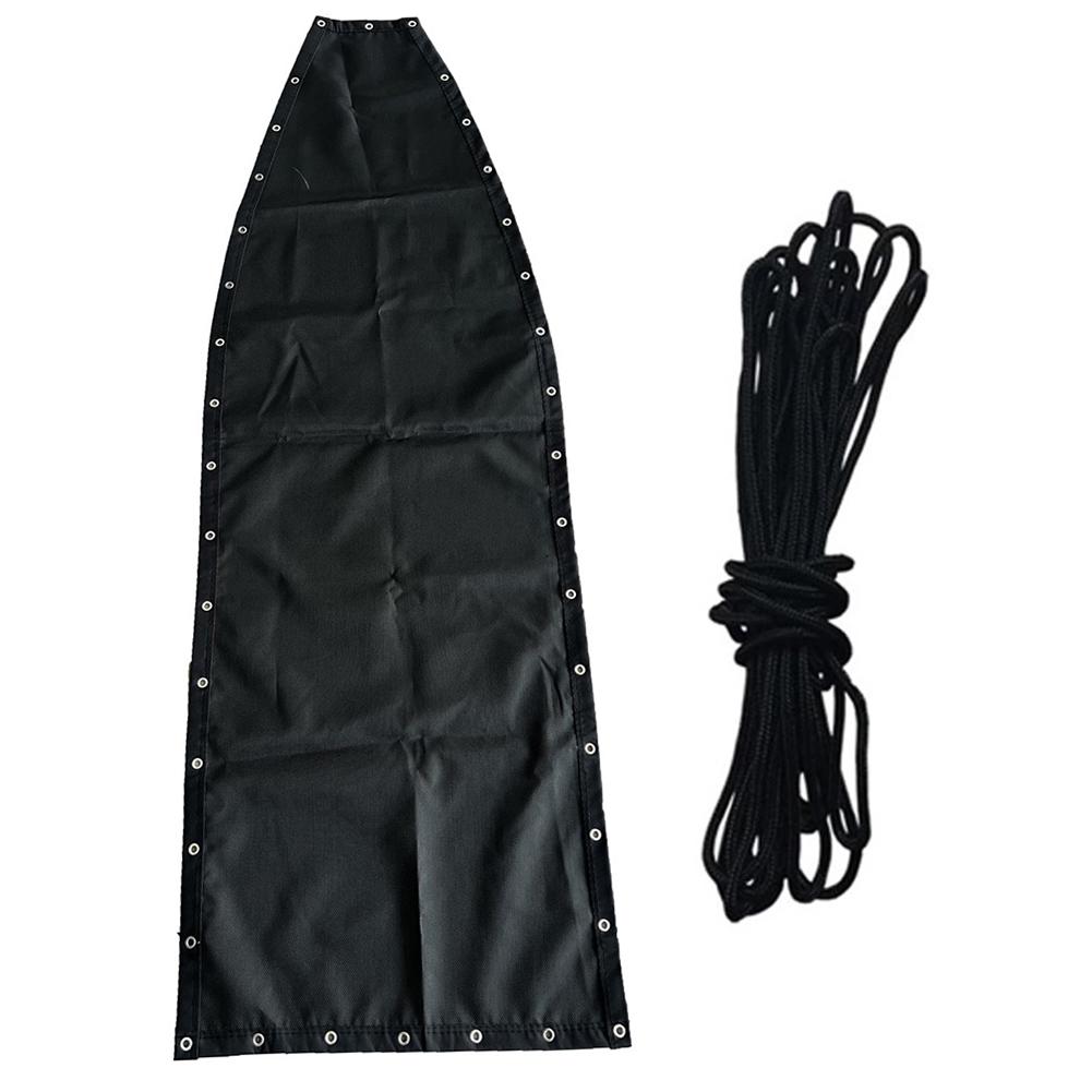Hanging Swing Chair Replacement Cloth Accessories 64x197x23CM Black Seat Cloth For Garden Textilene Hanging Swing Chair Decor