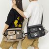 Women's Multi-Pocket Crossbody Bag Men's Large Capacity Messenger Bag Student Shoulder Bag