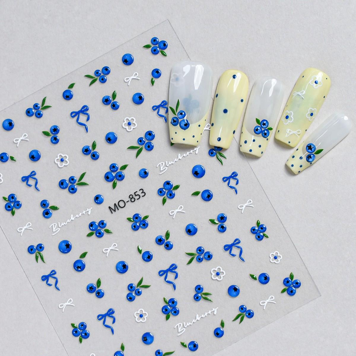 2026 Embossed 3D/5D Children s Cartoon Nail Art Stickers