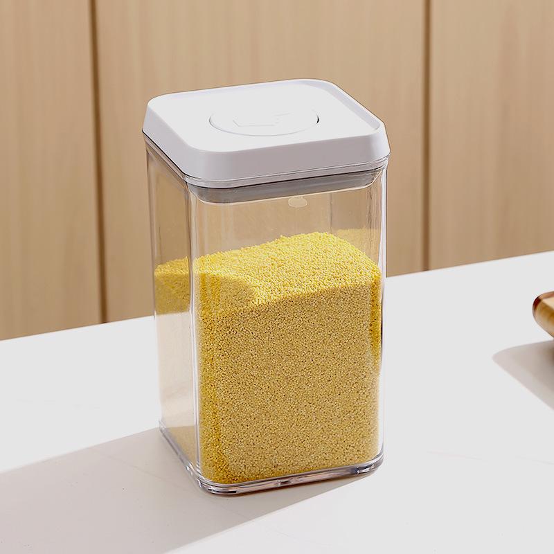 Multi-Grain Sealed Food-Grade Storage Jar – Customizable Plastic Container for Snacks and Dry Goods