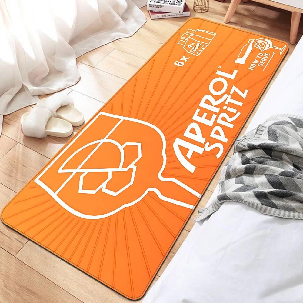 

A-Aperol S-Spritz Килимок для ванної Нековзкий Поглинає воду Довга смуга Подушка Килимок для спальні Вітальний килимок 50x80cm