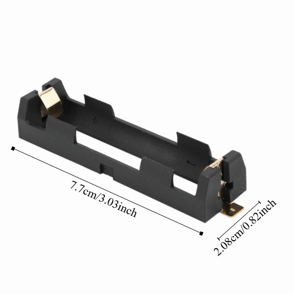 5Pcs 77*20.8mm Battery Case Black Battery Storage Case for SMD 18650 Battery Organization