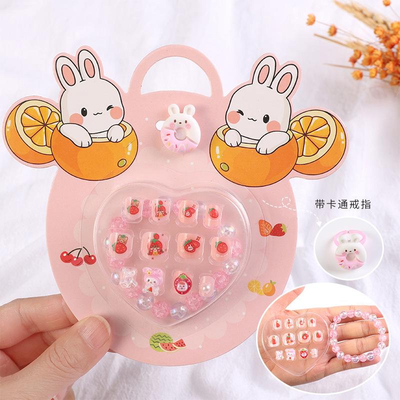 

Детские накладные ногти маникюр для девочек игрушка 3D мультфильм принцесса наклейки для ногтей милые ногти быстрые ногти